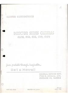 Bell and Howell Sportster 5 manual. Camera Instructions.